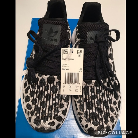 ADIDAS Swift Run Leopard Cheetah Sneakers NIB - Picture 8 of 8